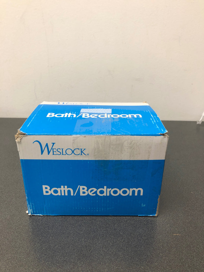 Weslock L7110H1H1SL20 Carlow Left Handed Privacy Door Lever Set with Premiere Rose from the Molten Bronze Collection - Oil Rubbed Bronze