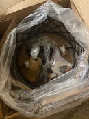 Elegant Lighting 1214D20MB-GT/RC Madison 5 Light 20" Wide Crystal Drum Chandelier with Golden Teak Royal Cut Crystals - Matte Black