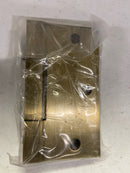 Emtek 96313US7 3.5" x 3.5" Solid Brass Heavy Duty Square Corner Plain Bearing Door Hinge - Pair - French Antique