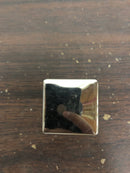 Amerock BP55271PN Blackrock 1-3/16 Inch Square Cabinet Knob - Polished Nickel