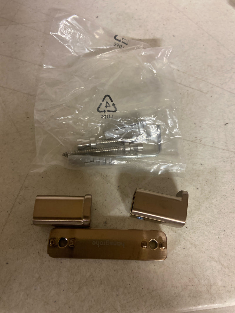 hansgrohe AddStoris Double Hook in Brushed Bronze 1-inch Accessories in Brushed Bronze, 41755140