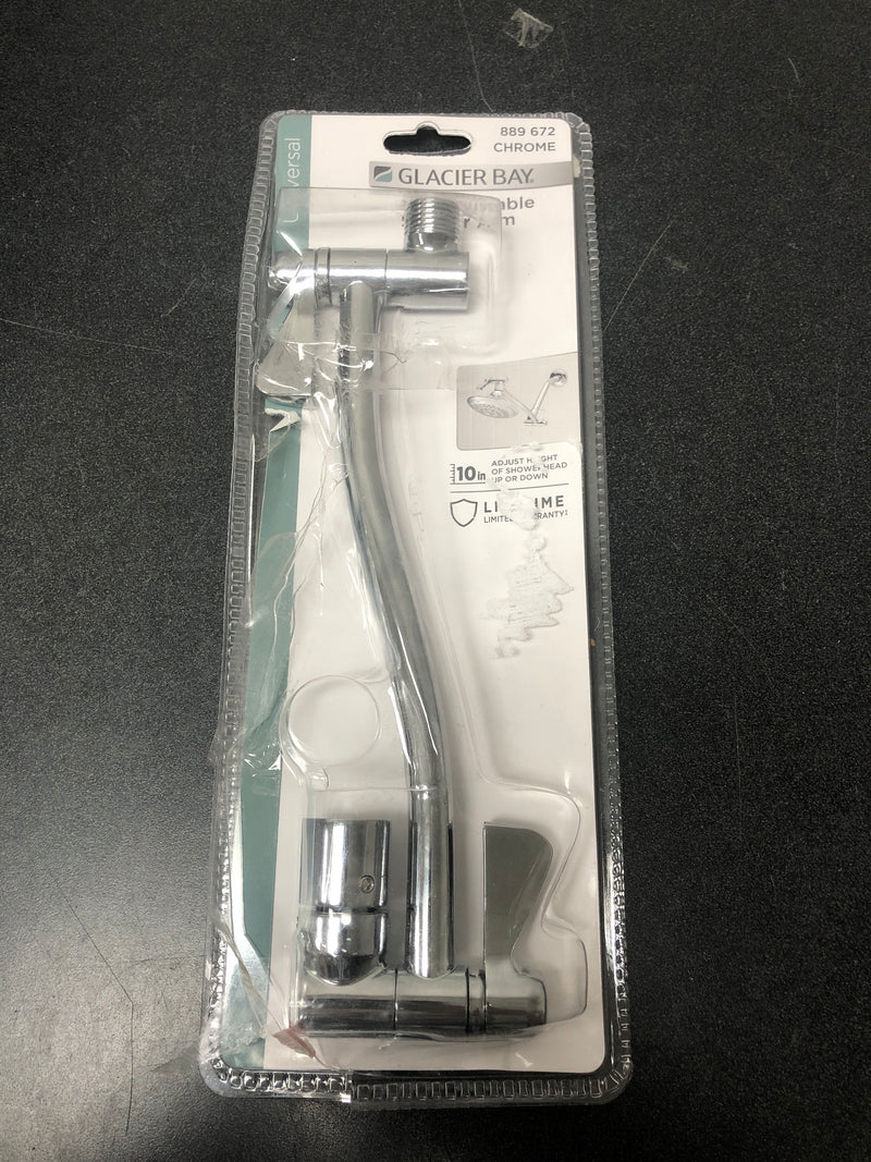 Glacier bay 3075-512 0.8 Straight adjustable Shower Arm in Chrome