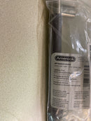 Amerock | Cabinet Pull | Satin Nickel/Oil-Rubbed Bronze | 8 inch (203 mm) Center-to-Center | Esquire | 1 Pack | Drawer Pull | Drawer Handle | Cabinet Hardware