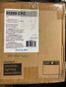 Kichler 55209CPZ Kavi 13" Tall Bathroom Sconce with Clear Glass Shade - Champagne Bronze