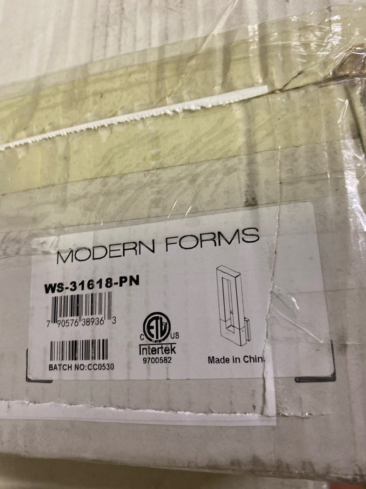 Modern Forms Chill LED Wall Sconce 3000K in Polished Nickel