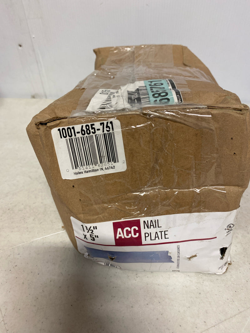 Halex 62851B 1-1/2 in. x 5 in. Nail Plate Bulk (100-Pack)