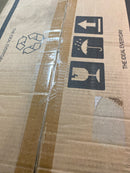 Vigo VG07092 Matte Shell Sottile Royal Blue Glass 18 in. L x 13 in. W x 4 in. H Rectangular Vessel Bathroom Sink