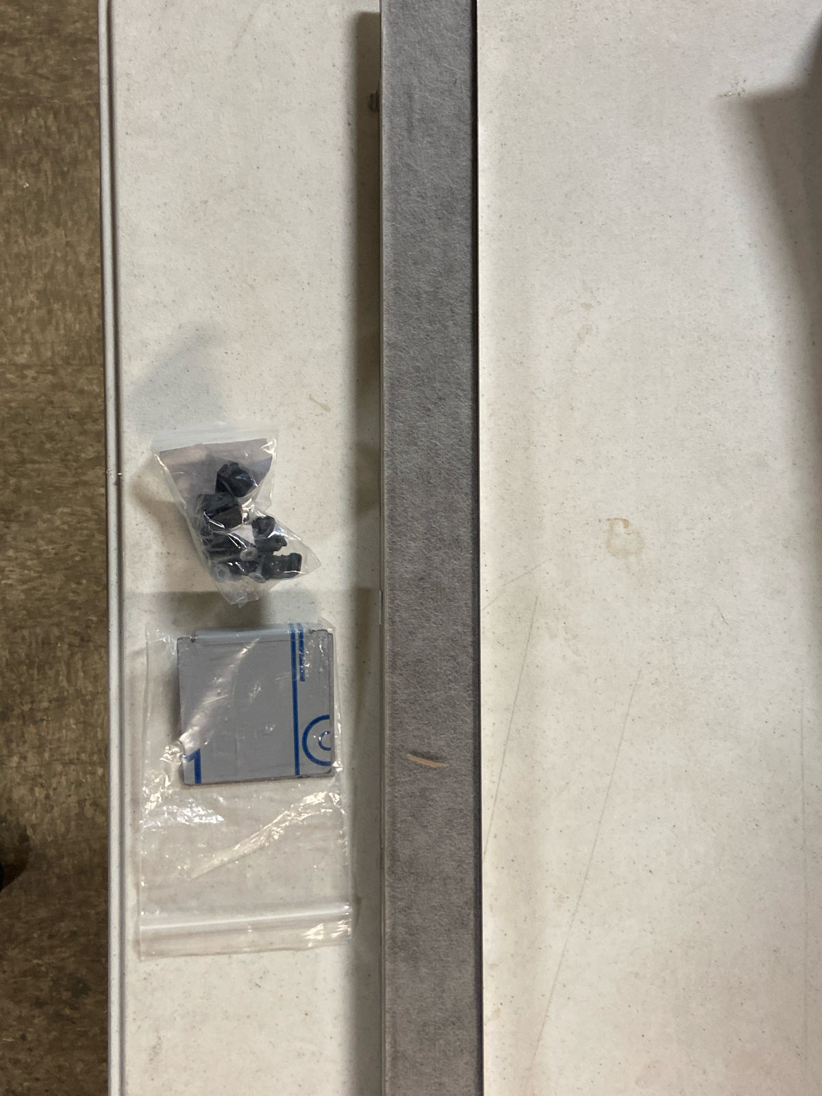 hansgrohe RainDrain Rock Linear Shower Drain for 31 1/2" Rough with Height Adjustable Frame in Nature Stone, Stainless Steel Rectangle Shower Floor Drain