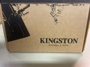 Kingston Brass KB2629B Naples 1.2 GPM Centerset Bathroom Faucet with Pop-Up Drain Assembly - Satin Nickel / Polished Brass