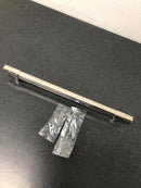 Belwith Keeler B077026-14 Monroe 8-13/16" Center to Center Square Cabinet Bar Handle / Drawer Pull - Polished Nickel