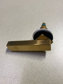 Signature Hardware SHLA111012BG Lavrik Brass Toilet Tank Lever - Reversible Mount - Brushed Gold