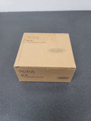 Nora Lighting 4" Baffle Recessed Trim with Metal Ring - White / White