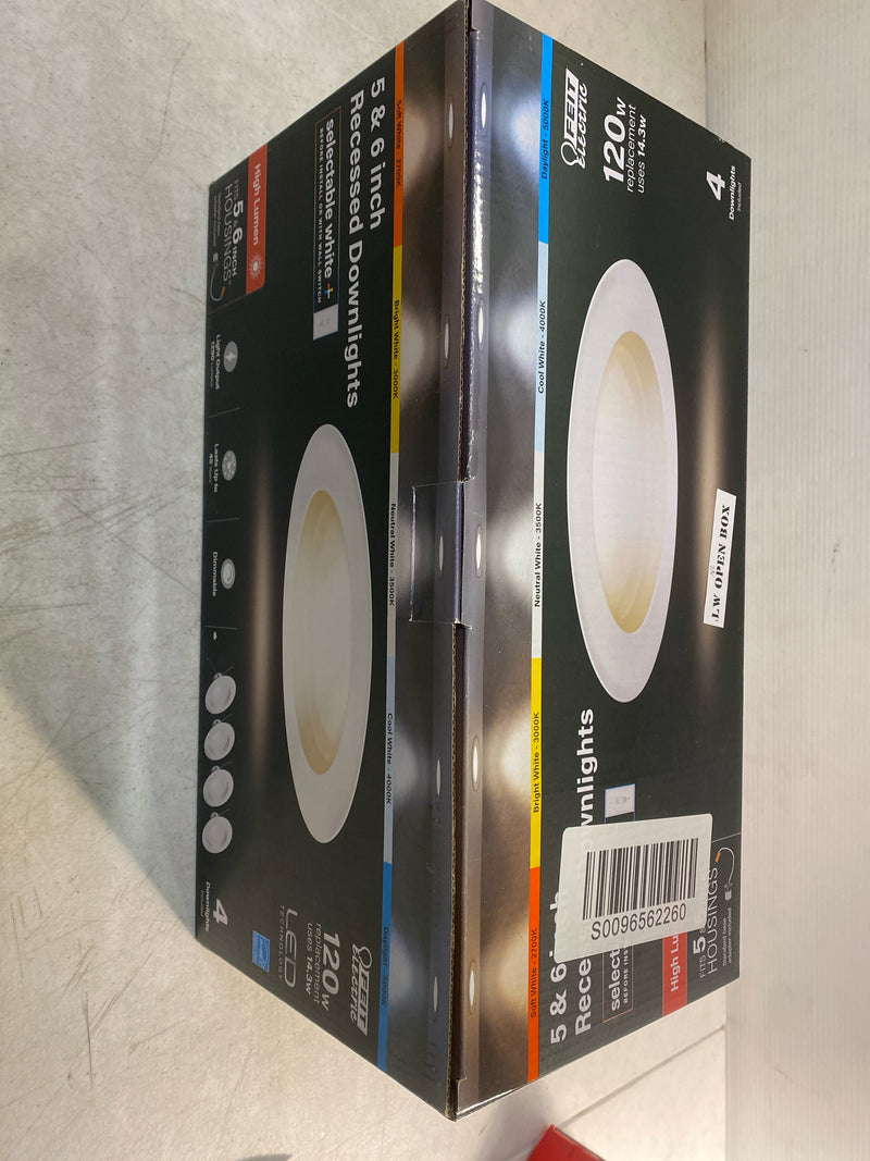 LED DOWNLIGHT 5-6" 4PK