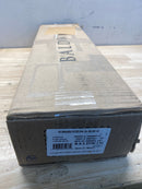 Baldwin EESANxSQUCQE044 Santa Cruz Full Plate Single Cylinder Keyed Entry Handleset with Interior Square Lever and Emergency Egress Function - Satin Brass