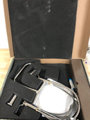 Brizo 62554LF-PC Litze Double Handle Square Spout Bridge Kitchen Faucet with Industrial Handle - Chrome