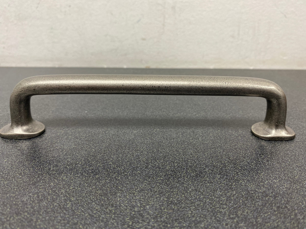 Top Knobs M1390 Rounded 6 Inch Center to Center Handle Cabinet Pull from the Aspen Collection - Silicon Bronze Light