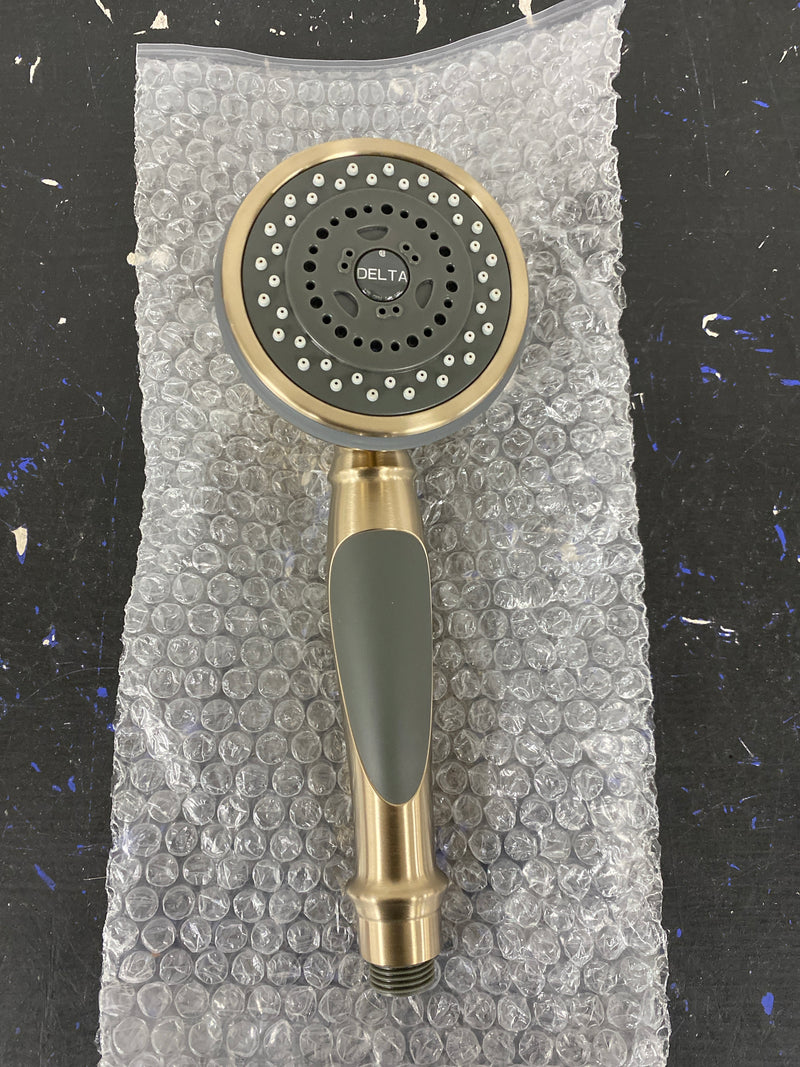 Delta 53021-CZ-PK 3-Spray Patterns Wall Mount Handheld Shower Head 1.75 GPM in Champagne Bronze