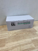 Elco ELST81B 3000K LED Brick Light with Angled Louver - Black