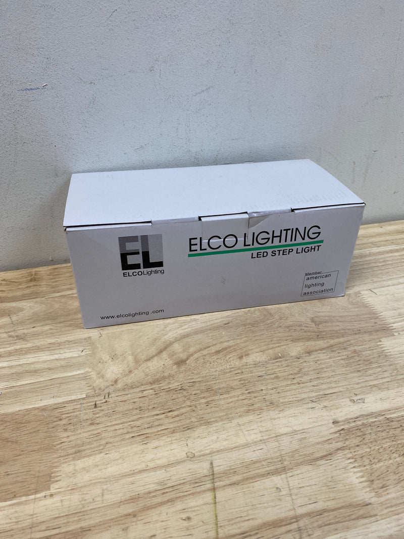 Elco ELST81B 3000K LED Brick Light with Angled Louver - Black