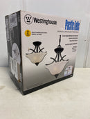 Westinghouse 6340300 Pacific Falls 2 Light 14" Wide Pendant - Amber Bronze