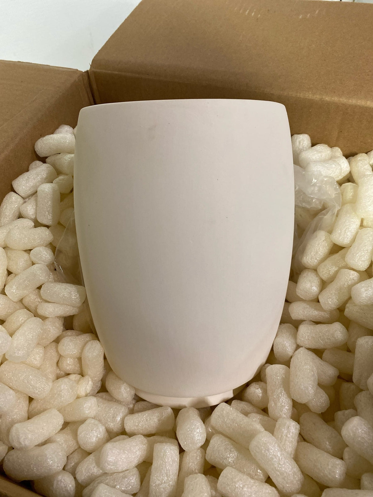 Justice Design Group Lighting CER-6130W-BIS Outdoor Flush-Mount with Ceramic Bisque Shades, White