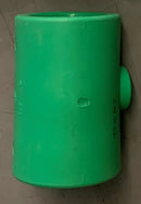 AQUATHERM 0113552 GREEN PIPE FITTING 2" x 2" x 1/2" REDUCING TEE SOCKET MOLDED