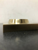 Baldwin SCCSD044 Contemporary Square Single Cylinder Keyed Entry Deadbolt - Satin Brass