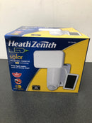 Heath Zenith HZ-7162-WH-G Single Light 7" Wide Integrated LED Outdoor Single Head Flood Light - Motion Sensor Activated and Solar Powered - White