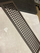 Reggio Registers G832-SRBNH Grid 6" x 30" Steel Floor Grille without Mounting Holes - Oil Rubbed Bronze Steel