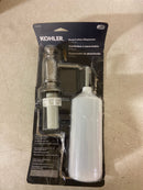Kohler K35759-VS Artifacts Deck Mounted Soap/Lotion Dispenser with 16 oz Capacity Vibrant Stainless