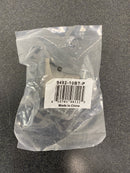 Berenson 9492-10BT-P Puritan 1-5/16 Inch Designer Rectangular Wave Cabinet Knob / Drawer Knob with Grip Base - Brushed Tin