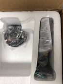 Craftmade 647881237455 Terie 52 in. Indoor Dual Mount 3-Speed Reversible Motor Flat Black Finish Ceiling Fan with Integrated LED Light Kit