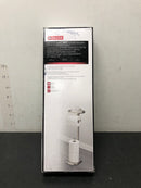 Delta 46609-FN Freestanding Toilet Paper Holder with Shelf and Reserve in Flat Nickel