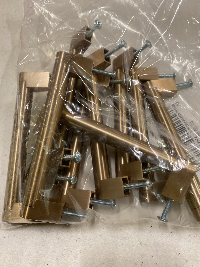 Miseno MCPCP4506CPG10 Warner 5-1/16 Inch Center to Center Handle Cabinet Pull - Pack of 10 - Champagne Bronze