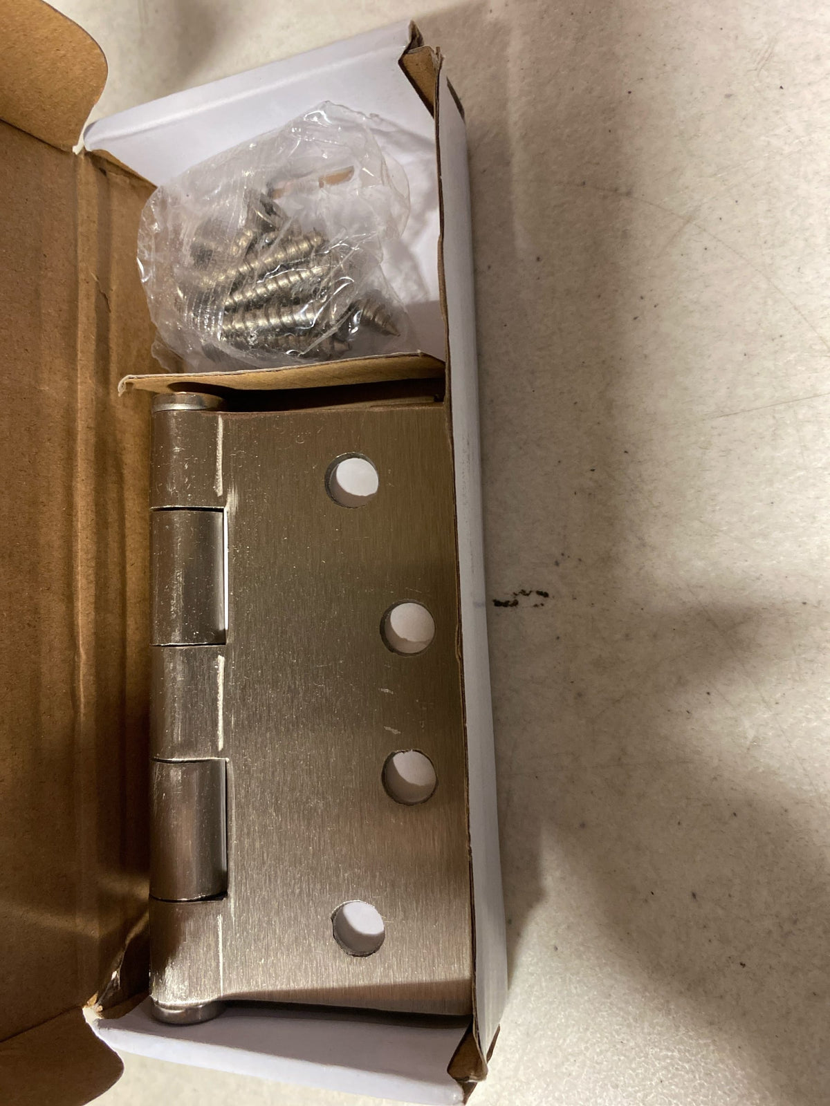 Emtek 9200 Steel Hinges (Pair) - HD - Square Corners - 4" x 4" - 9201415 - Satin Nickel (US15)