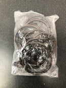 Rod desyne 1929-007 2 in. Decorative Rings in Cocoa with Clips (Set of 10)