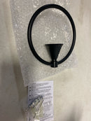 Delta LNA46-MB Lorna Wall Mounted Round Closed Towel Ring Bath Hardware Accessory in Matte Black