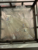 Vaxcel Lighting OF37211BBZ Mission 2 Light Flush Mount Outdoor Ceiling Fixture with Cream Frosted Glass Shade - 11.5 Inches Wide - Burnished Bronze