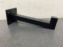 Signature Hardware 482447 Bodwell 7" Iron Shelf Bracket - Black Powder Coat
