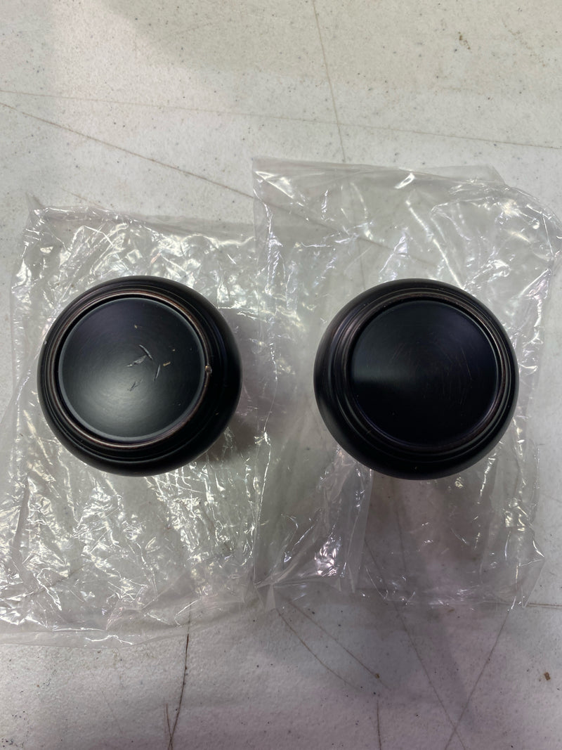 Baldwin PSTRATAR112 Reserve Passage Traditional with Traditional Arch Rose in Aged Bronze Finish