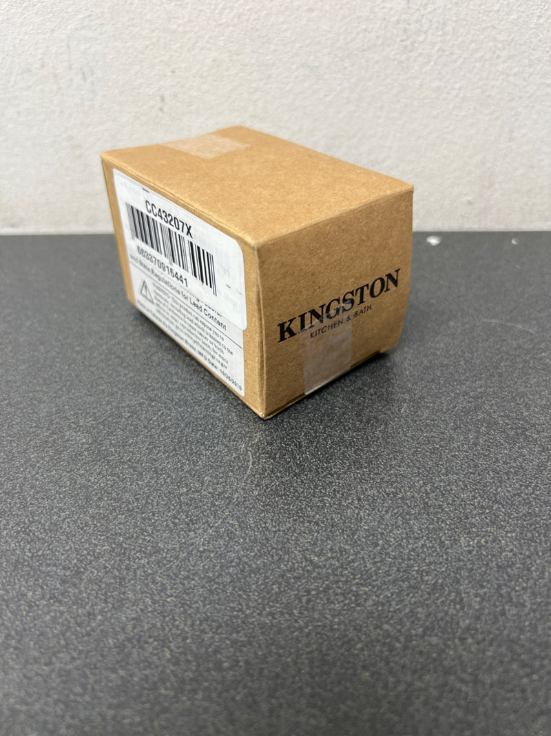 Kingston Brass CC43207X Vintage Mixing Valve 1/2" Sweat x 3/8" OD Comp Angle Stop Valve - Brushed Brass