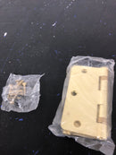 Deltana S35R4BB4 3.5" x 3.5" Ball Bearing 1/4" Radius Corners Mortise Hinge - Pair - Brushed Brass