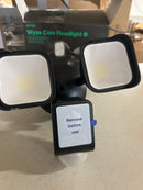 Wyze WYZECFL2BL Wired Outdoor Wi-Fi Floodlight v2 Home Security Camera with 2K Video, Color Night Vision, Motion Activated LEDs - Black