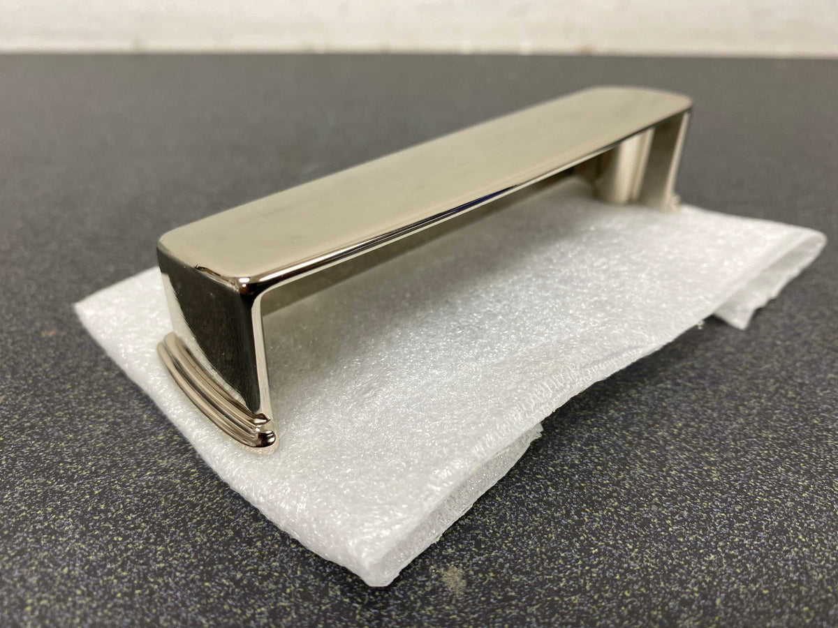 Amerock BP53801PN Kane 3-3/4 Inch Center to Center Cup Cabinet Pull - Polished Nickel