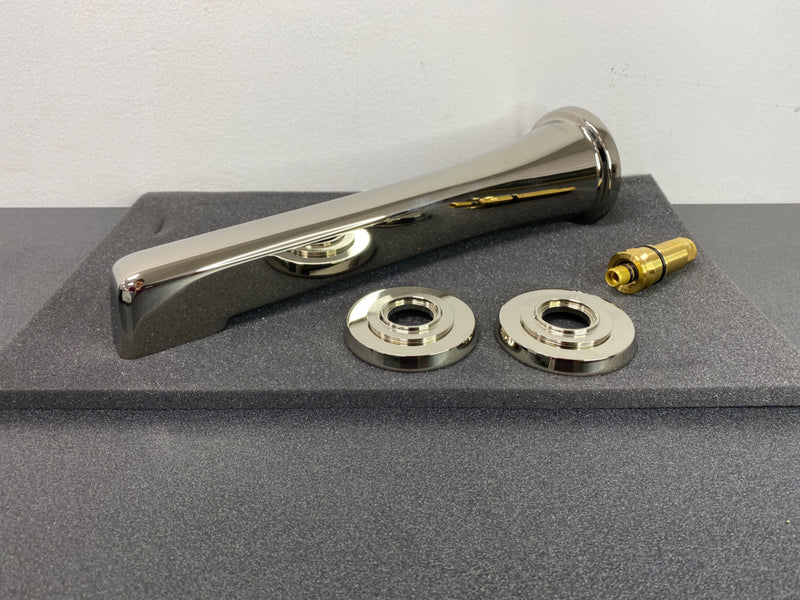 Brizo T70498-PNLHP Levoir Wall Mounted Widespread Tub Filler - Less Handles and Rough In - Brilliance Polished Nickel