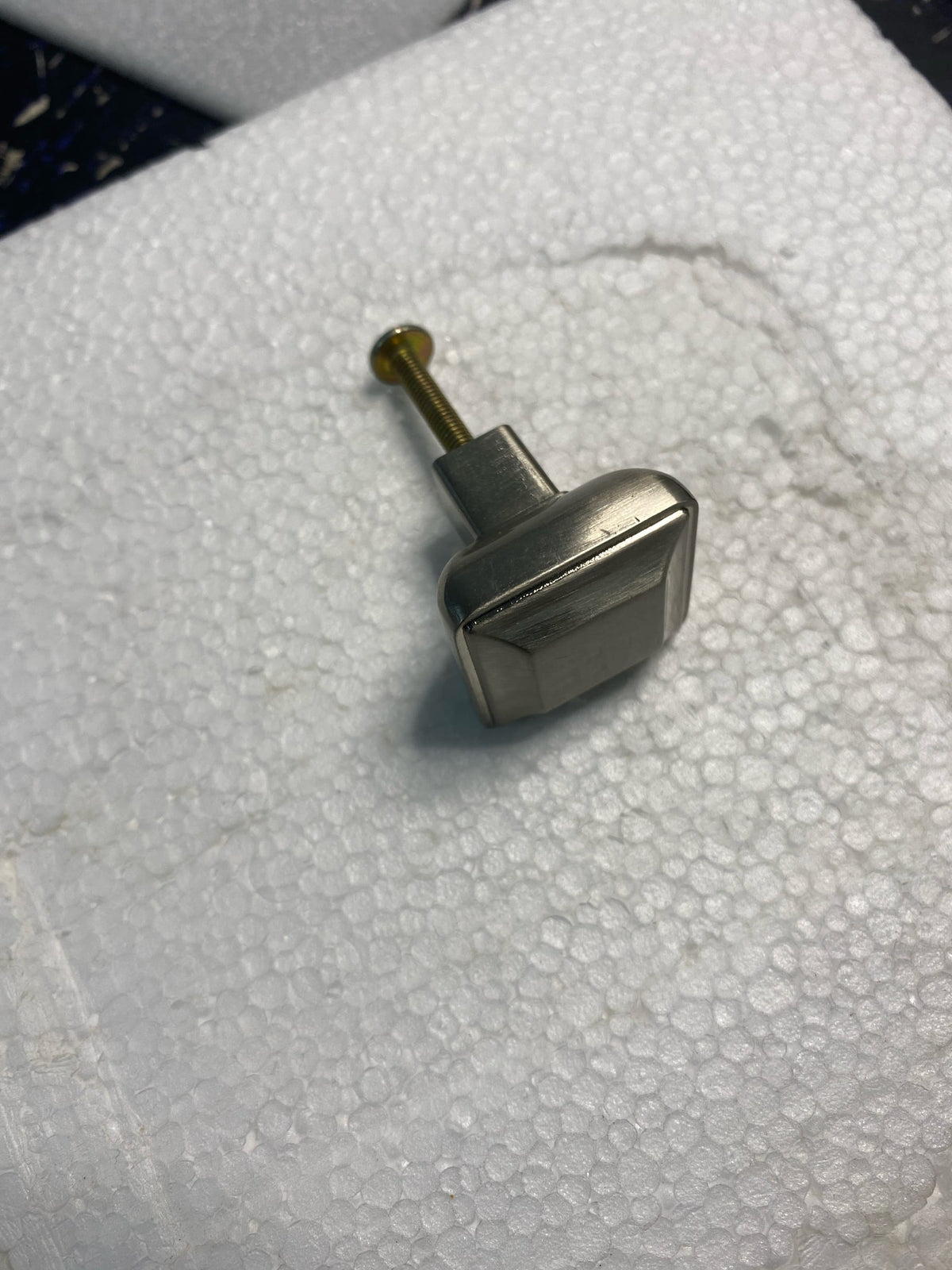 Top Knobs TK671BSN Podium 1-1/8 Inch Square Cabinet Knob from the Transcend Collection - Brushed Satin Nickel