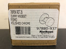 Kwikset Pismo Round Polished Chrome Dummy Door Knob
