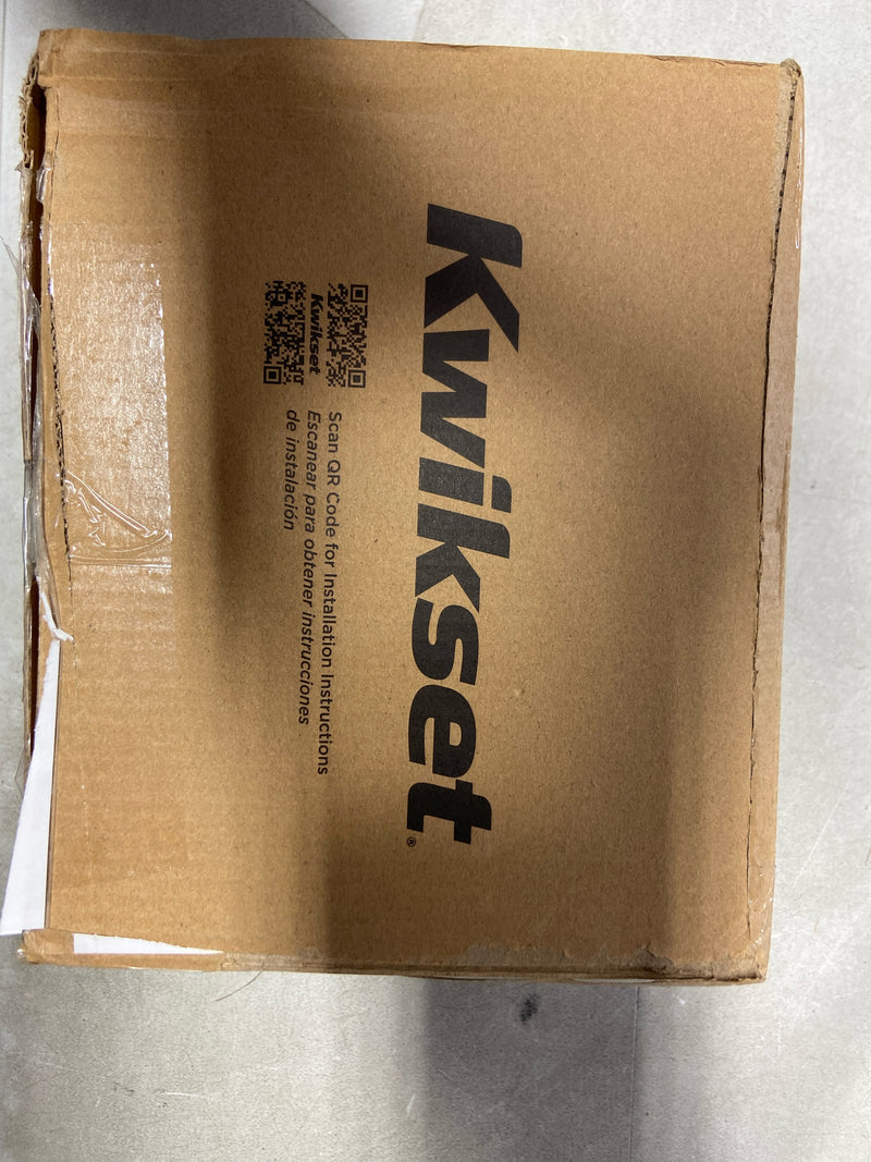 Kwikset Singapore Interior Passage Door Handle, Lever for Closet and Hallway Doors, Reversible Non-Locking Handle Lever, Satin Brass, with Microban Protection