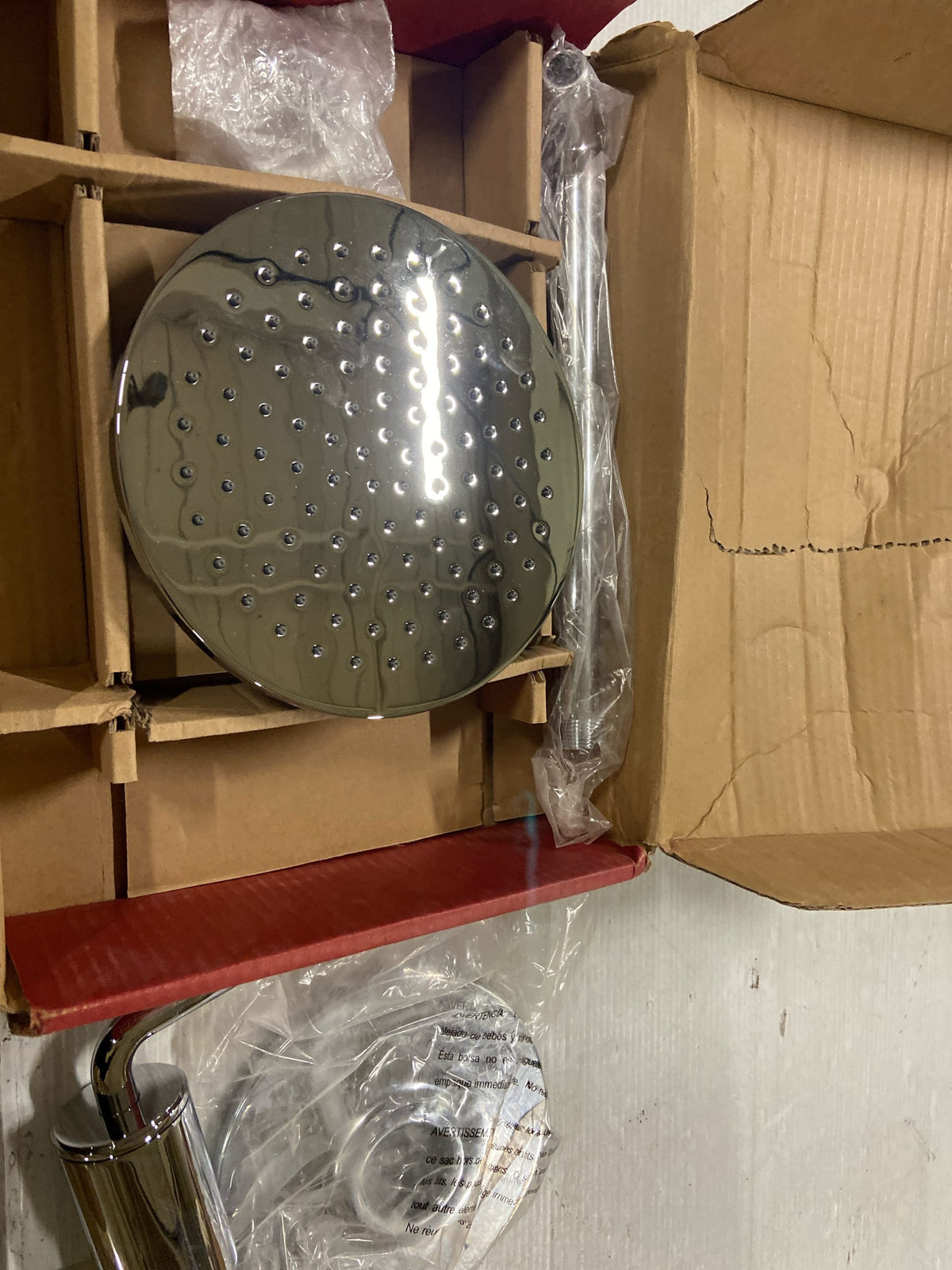Pfister LG89-7TNTC Tenet Shower Only Trim Package with 1.8 GPM Single Function Shower Head - Polished Chrome