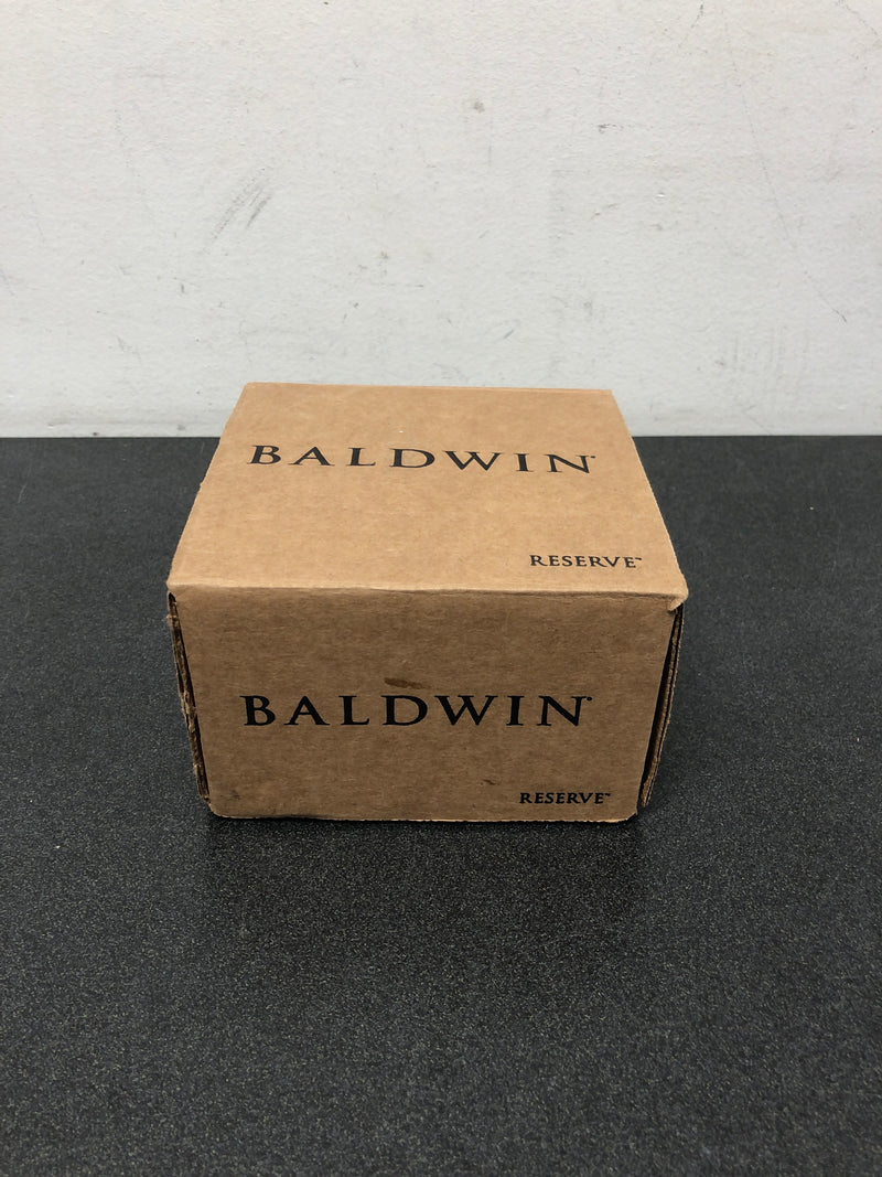 Baldwin SCTSD044 Traditional Square Single Cylinder Keyed Entry Deadbolt - Satin Brass